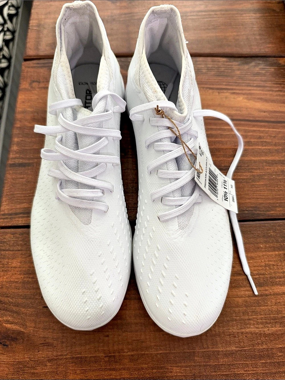 Adidas Predator Accuracy 3 White Soccer Cleats US Men 10.5 or Women 11.5 NWT